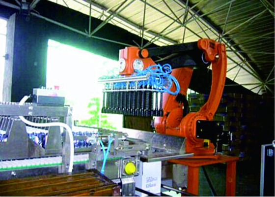 Китай Робототехнический автоматический быстрый ход управлением ПЛК машины упаковщика случая для бутылок напитка поставщик