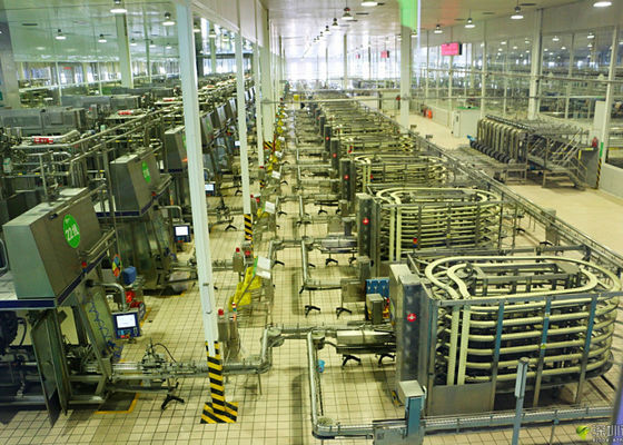 Китай Автоматизированный кирпич - сформируйте упакованную производственную линию молокозавода для чистого/, который воспроизвело молока поставщик