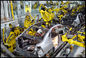 Высокая эффективность материала металла машинного оборудования упаковки собрания автомобиля робототехническая поставщик